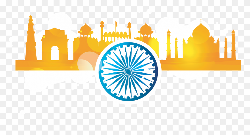 1600x812 Индия Изображения В Индии - Индийский Флаг Png