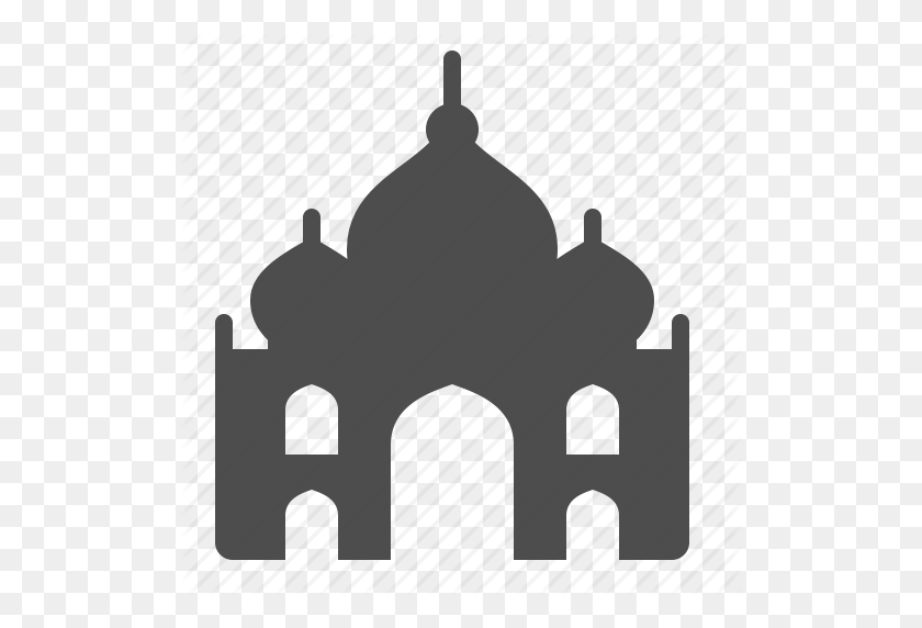 512x512 India, Hito, Mausoleo, Palacio, Taj Mahal, Tajmahal, Icono De Turismo - Taj Mahal Png