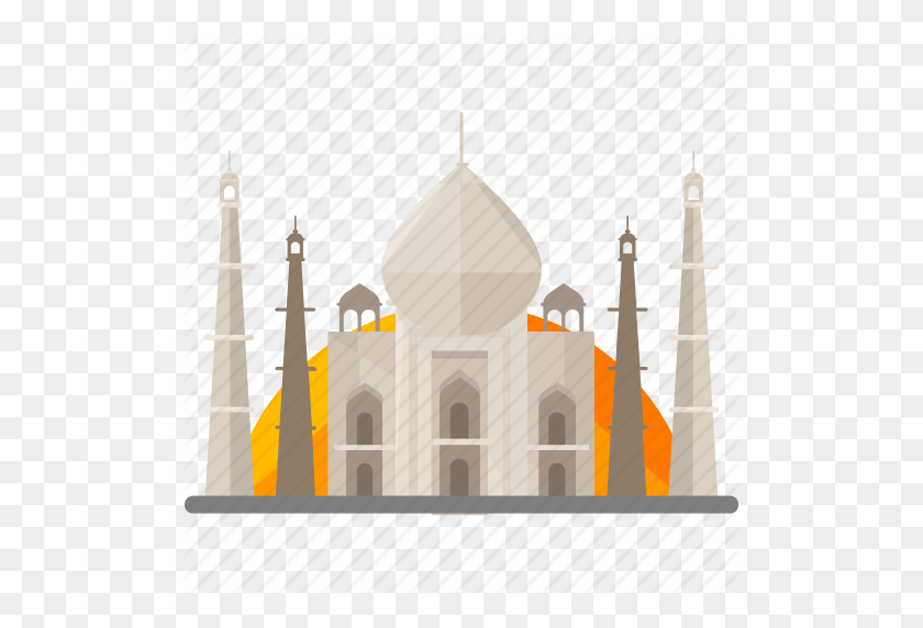 512x512 India, Monumentos, Mahal, Taj Icon - Taj Mahal Png