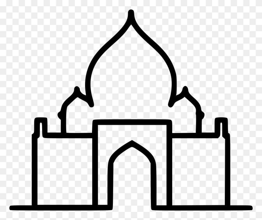 980x812 India Tajmahal Png Icon Free Download - Taj Mahal Clipart