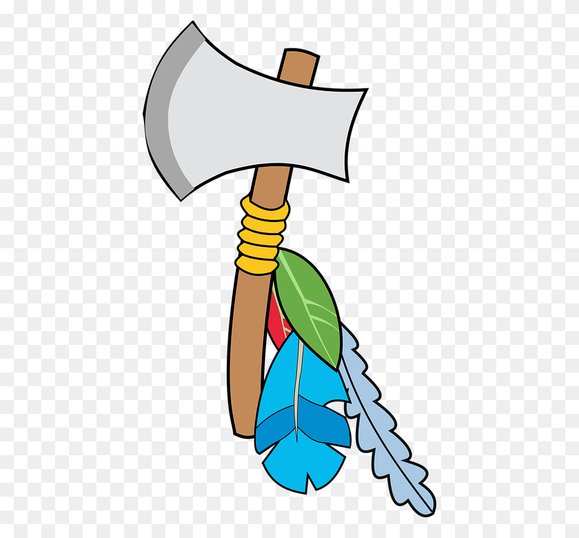 426x720 Indian Clipart Axe - Indian Clipart
