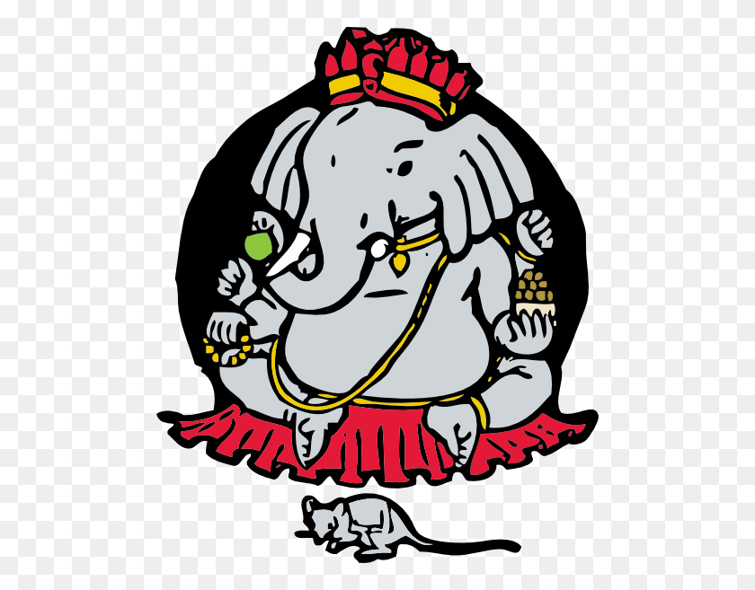 492x597 Indian Elephant Clip Art - Elefante Clipart