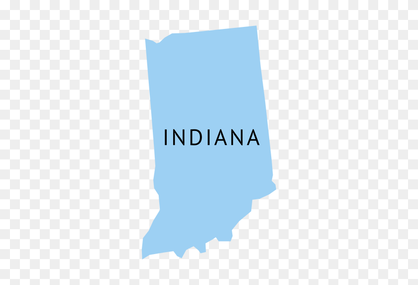 512x512 Indiana State Plain Map - Indiana PNG