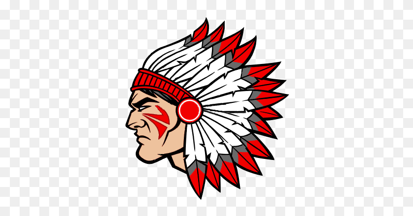 380x379 Indians Clipart Indian Chief - Indian Motorcycle Clipart