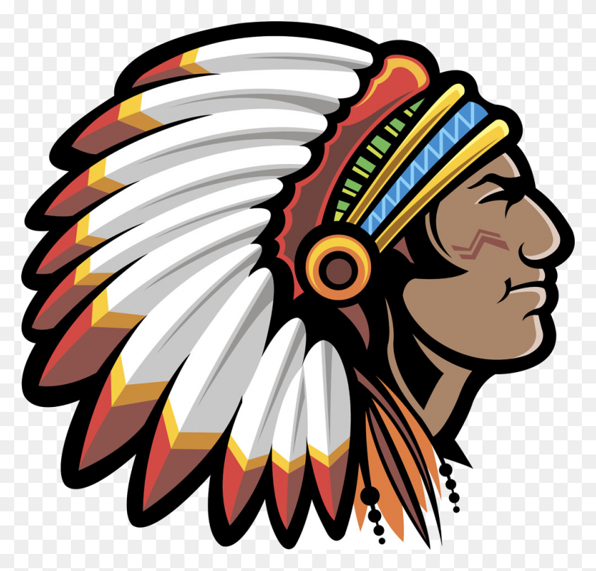 1000x955 Indians Clipart Indian Head - Indian Motorcycle Clipart