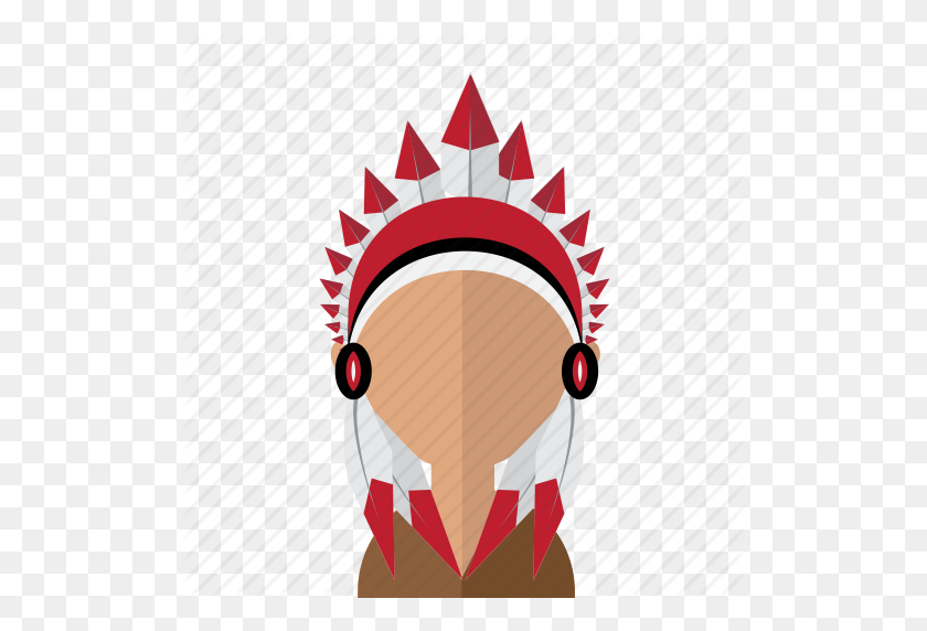 512x512 Indians Clipart Mohawk - Indian Chief Clipart