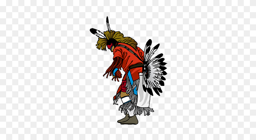 284x400 Indians Clipart Tribe Leader - Cleveland Indians Clip Art