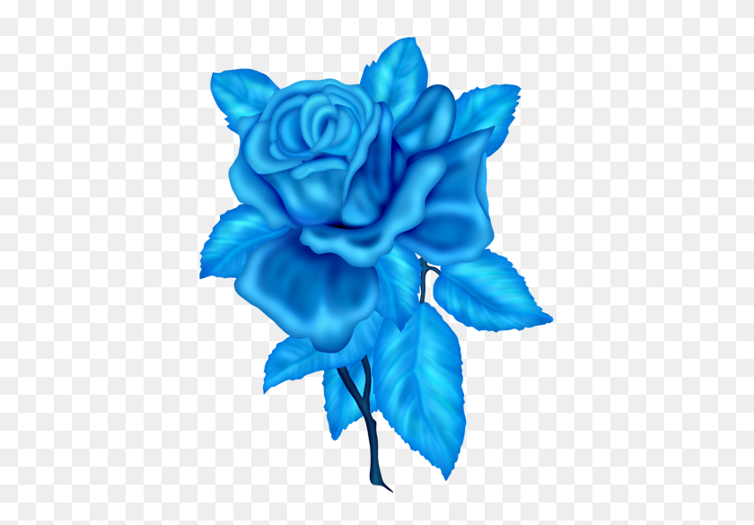 409x525 Indigo - Blue Rose Clipart