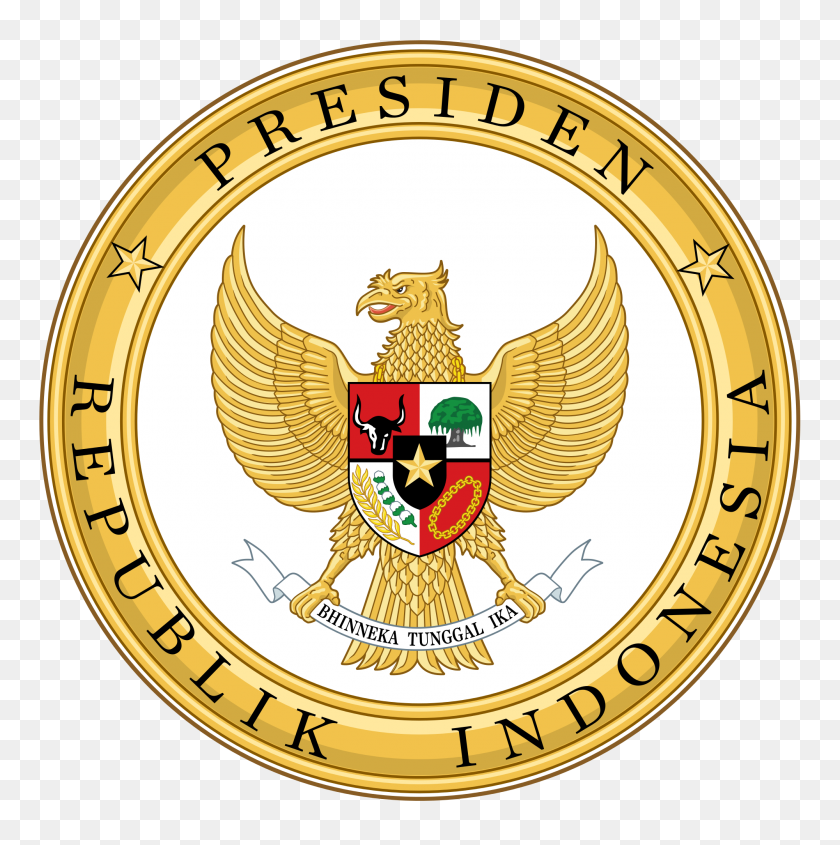 2000x2014 Цвет Печати Президента Индонезии - Президентская Печать Png