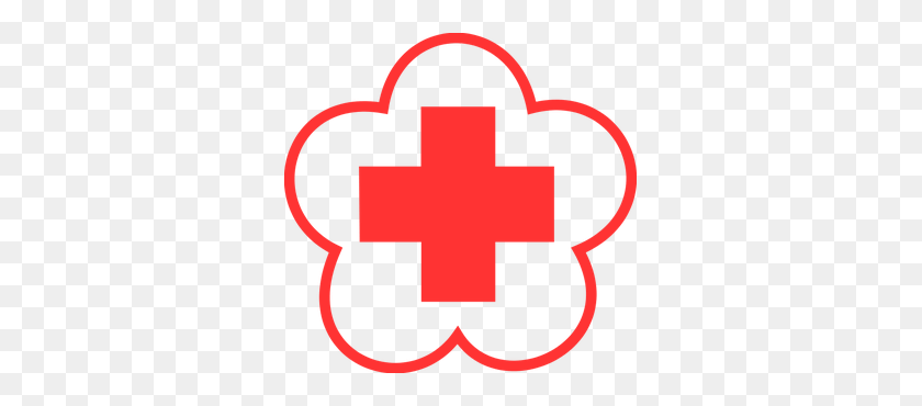 321x310 Indonesian Red Cross Society - Red Cross Logo PNG
