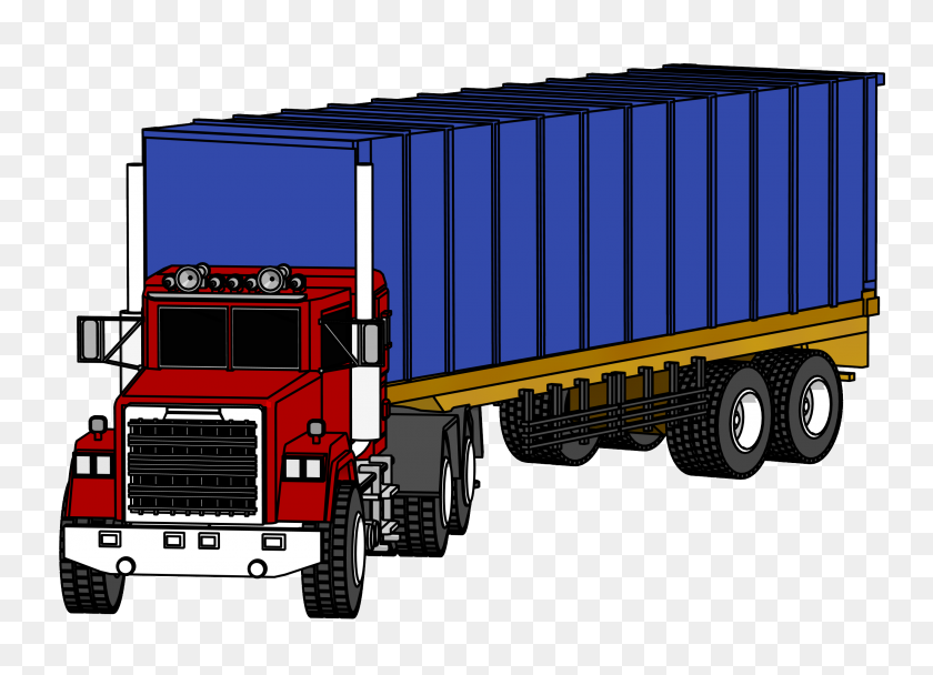 2628x1848 Industrial Truck Big Truck Clipart Png Image - Truck PNG