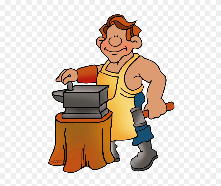 527x648 Industrial Worker Clipart Smith - Hard Worker Clipart