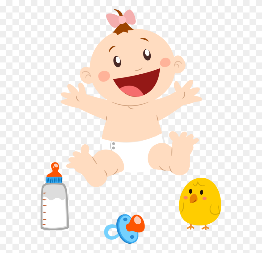 579x750 Infant Baby Shower Child Birth Girl - Shower Clipart