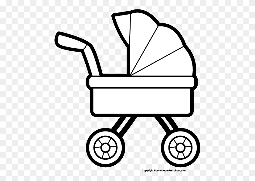 481x536 Infant Baby Transport Clipart - Baby Boy Clipart Blanco Y Negro