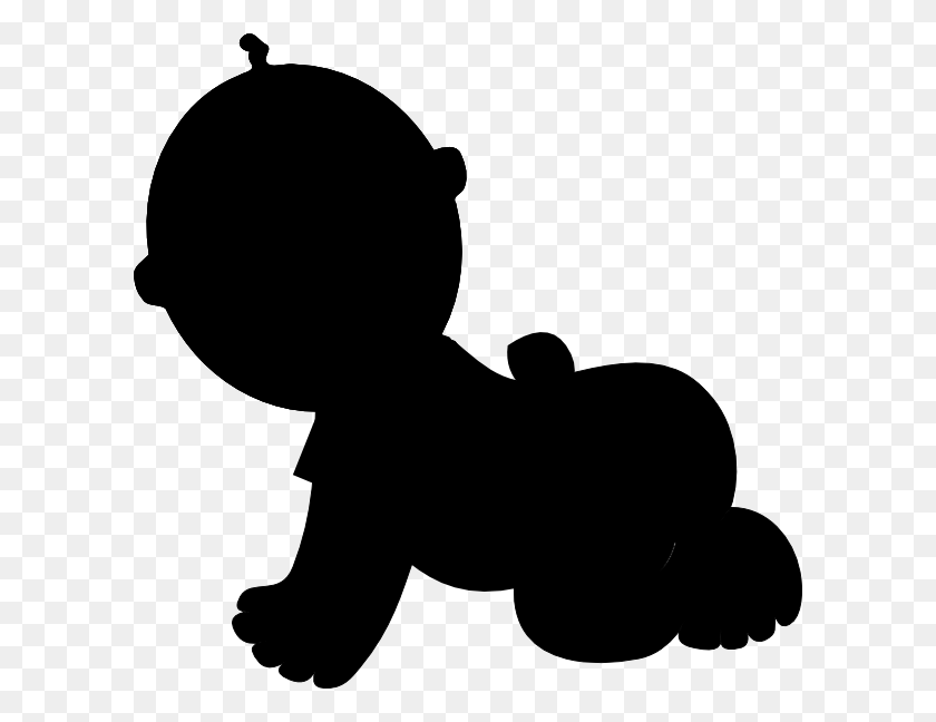 600x588 Infant Crawling Clip Art - Baby Crawling Clipart
