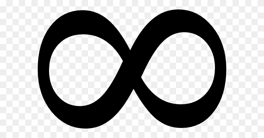 600x379 Infinity Single Clip Art - Infinity Symbol Clipart