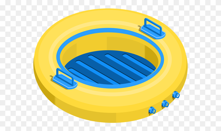 589x437 Barco Inflable Redondo Png