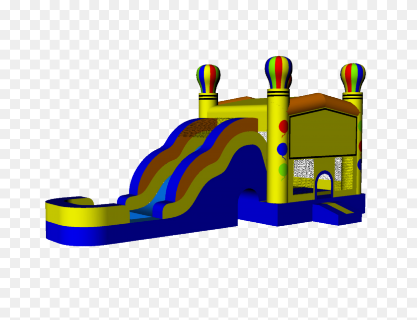 4268x3201 Inflatable Water Slide Bounce House Balloon - Bounce House Clip Art