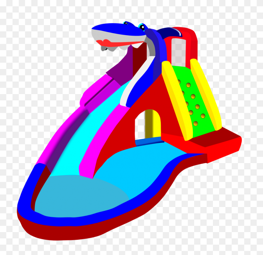 Inflatable Water Slide Clipart Free Download Best Inflatable Water Slide Clipart On