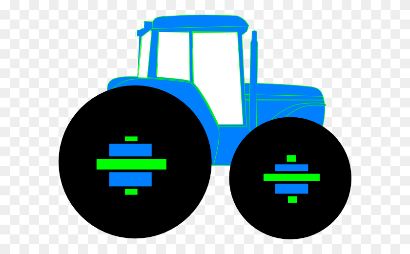 600x460 Information About Blue Tractor Clipart - Blue Tractor Clipart