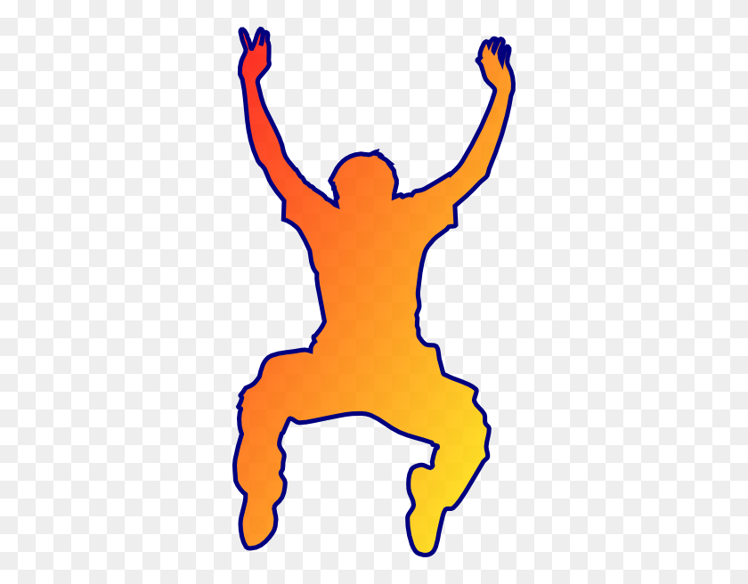 318x596 Information About Man Jumping Clipart - Jumping For Joy Clipart