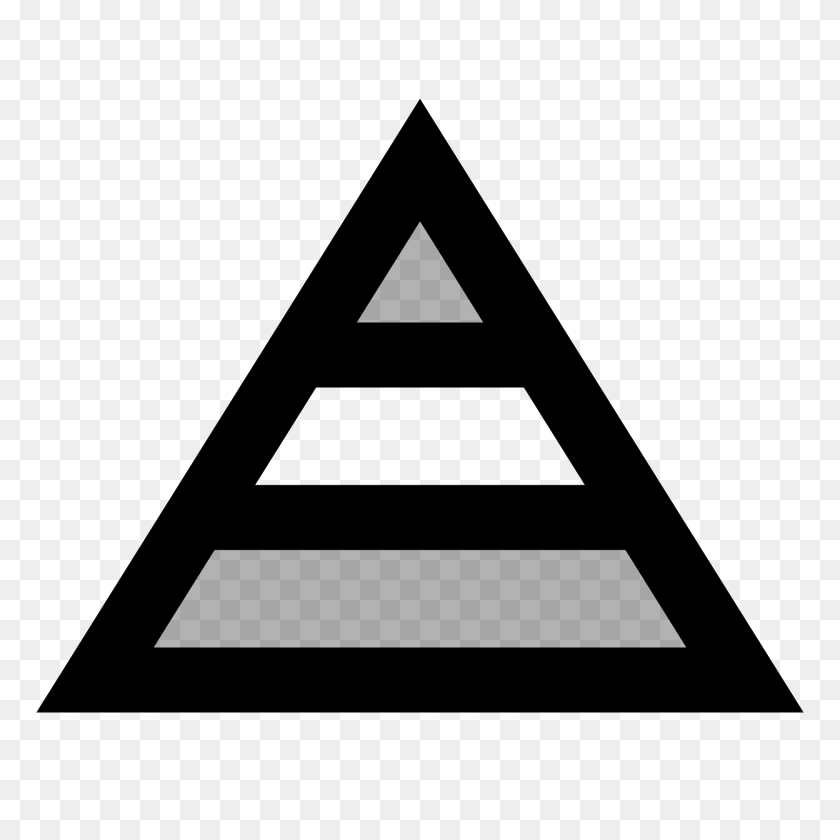 1600x1600 Information Pyramid - Pyramid PNG
