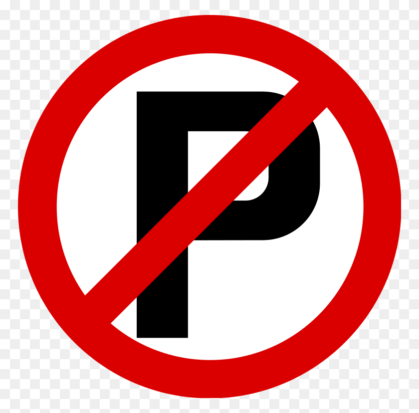 768x768 Information Road Sign Disabled Persons Parking - Uga Clipart