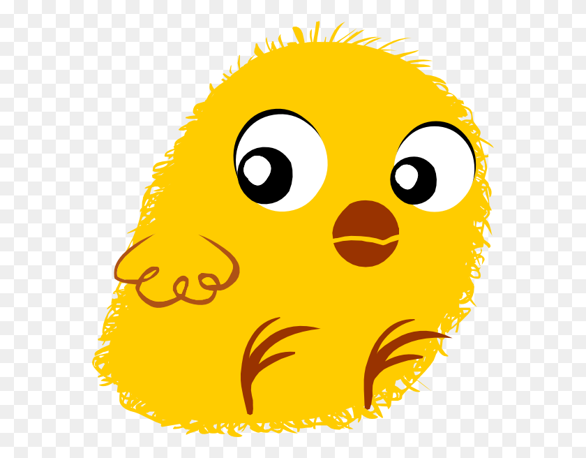 576x596 Habitantes Chick Clipart Png For Web - Chick Images Clipart