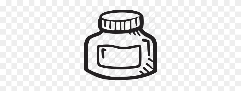 256x256 Ink Clipart Jar - Ink Clipart