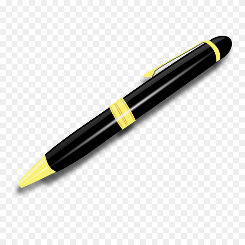800x800 Ink Pen Bolígrafo Clipart - Ink Pen Clipart