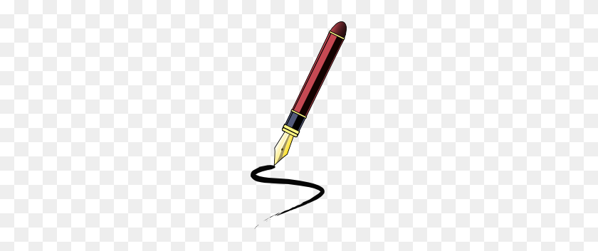 135x293 Ink Pen Clip Art Free Vector - Quill Pen Clipart