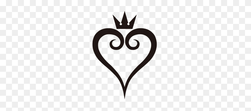 263x311 Татуировка Сердца Королевства Татуировка, Королевство - Тату Сердце Png