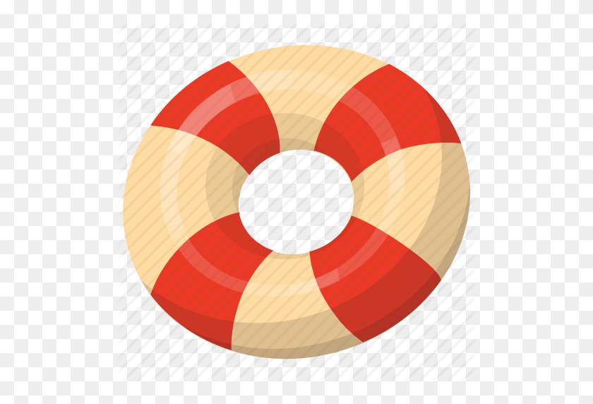 512x512 Inner Tube, Life Saver, Lifebuoy, Pool Float, Pool Tire Icon - Pool Float PNG