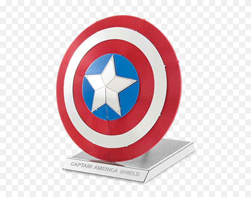 600x600 Innovatoys Metal Earth Online Store - Captain America Shield PNG