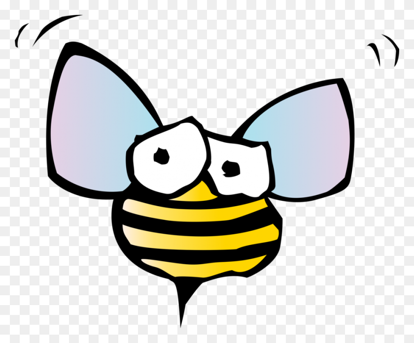 918x750 Insect Bee Bugs Bunny Animated Cartoon - Bunny Clipart Transparent