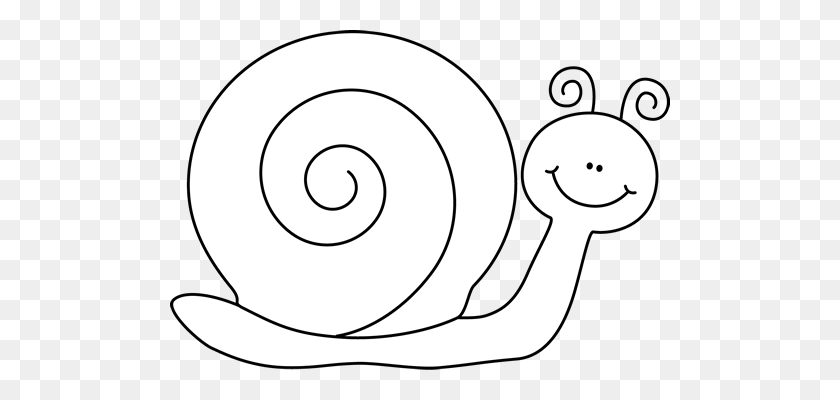500x340 Insect Clipart Snail - Worm Clipart Black And White