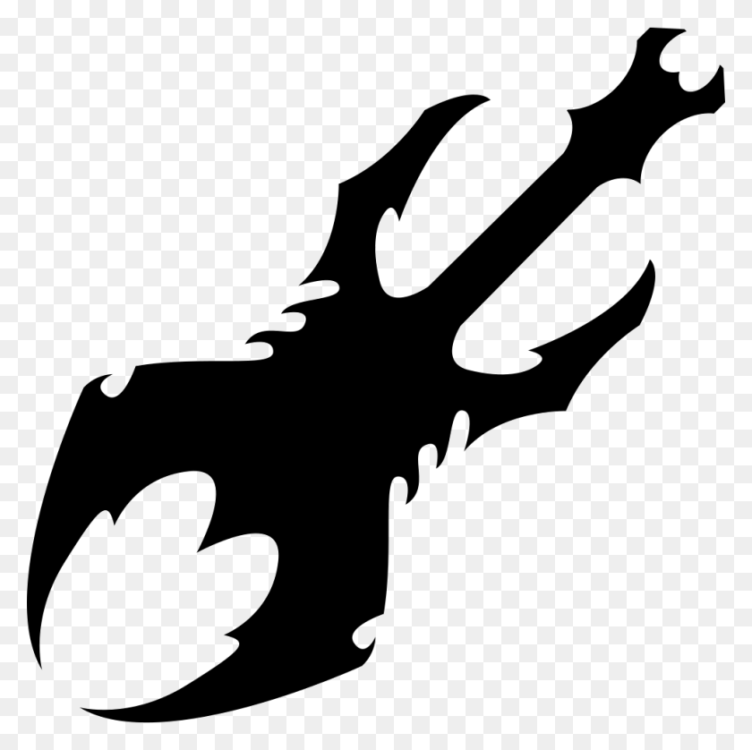 980x978 Insect Shaped Guitar Png Icon Free Download - Claw Marks PNG