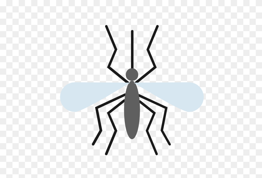 512x512 Insects, Insect, Mosquito Icon Free Of Insects Flat Icons - Mosquito PNG