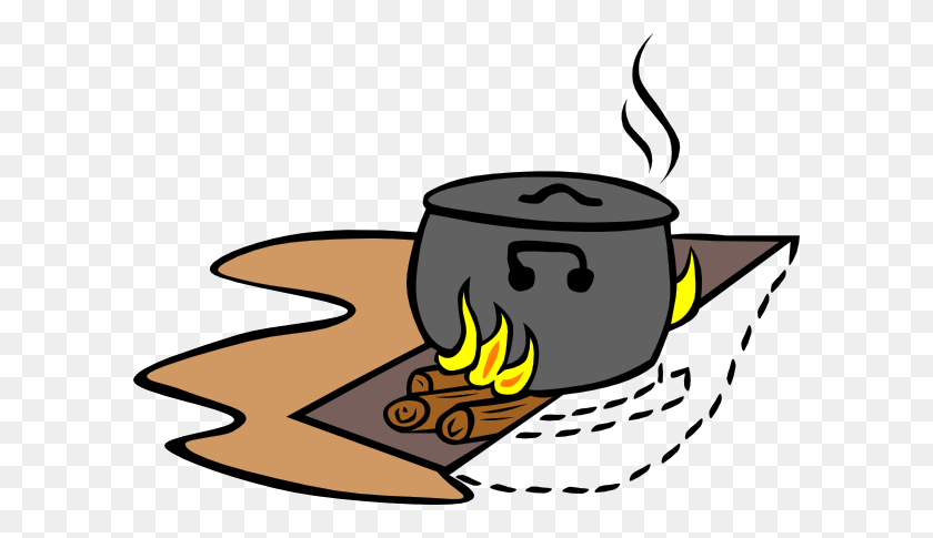 600x425 Inside Outside Cooking - Dutch Oven Clipart