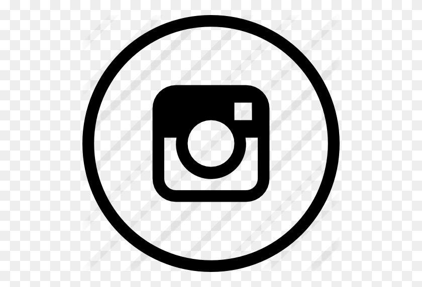 512x512 Instagram - White Social Media Icons PNG