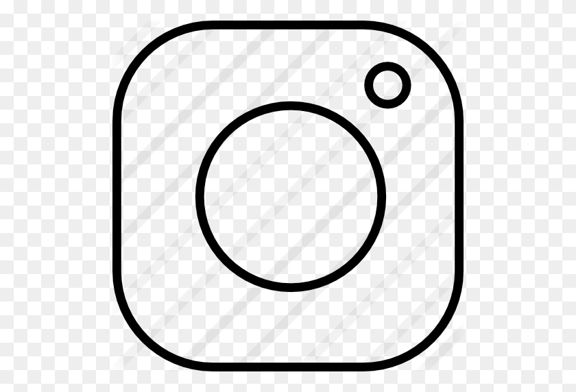 512x512 Instagram - Instagram Negro Png