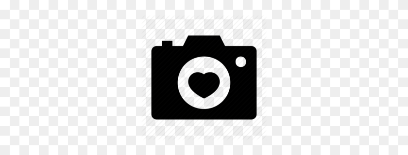 260x260 Instagram Camera Hearts Clipart - Camera Clip Art Free