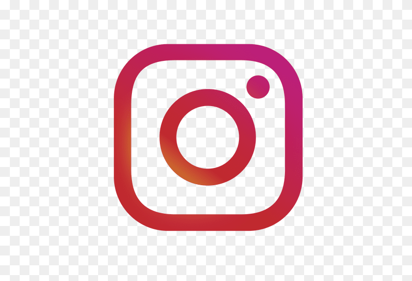 512x512 Instagram Красочный Силуэт - Instagram Png