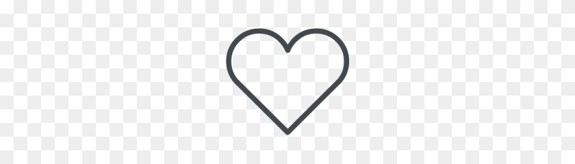 180x180 Instagram Heart Png Clipart - Instagram White PNG