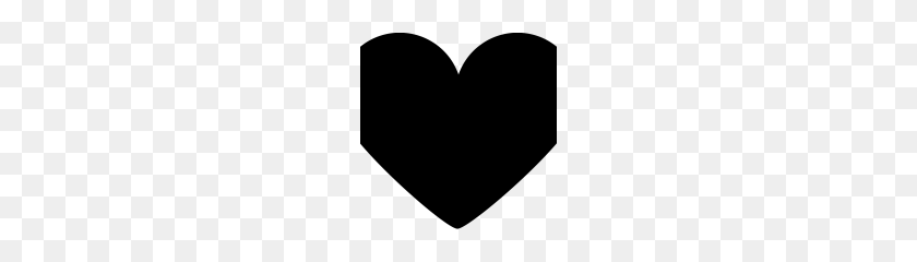 180x180 Png Сердце Instagram - Сердце Png Черный