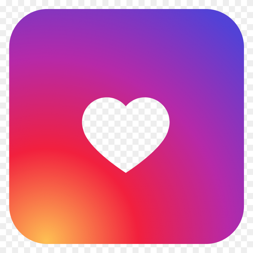 1413x1412 Corazón De Instagram Png Images A Picture Library Png Only - Heart Png