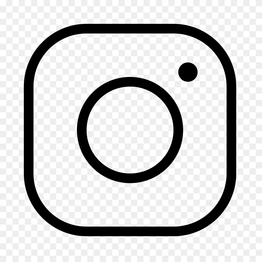 1600x1600 Значок Instagram - Белый Значок Instagram Png