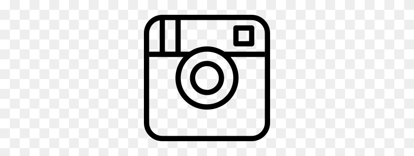 256x256 Instagram Icon Line Iconset Iconsmind - Instagram Like Icon PNG