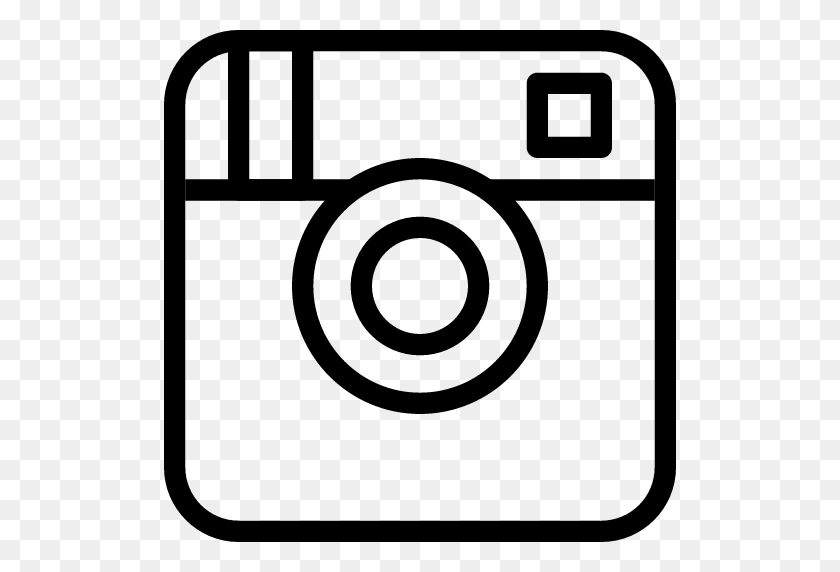 512x512 Iconos De Instagram, Descarga Gratuita - Blanco Y Negro Png
