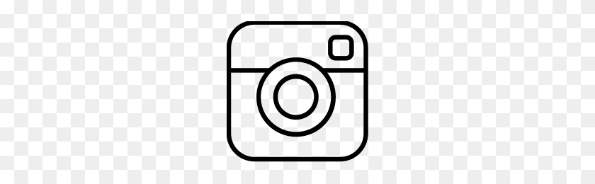 200x200 Проект Существительное Значок Instagram - Значок Instagram Белый Png